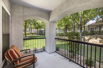 Spacious patio or balcony in every unit